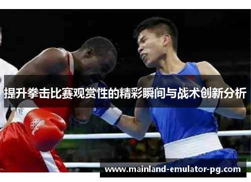 提升拳击比赛观赏性的精彩瞬间与战术创新分析